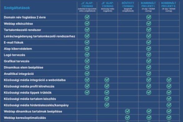 Hogyan válassz csomagot vállalkozásod számára?