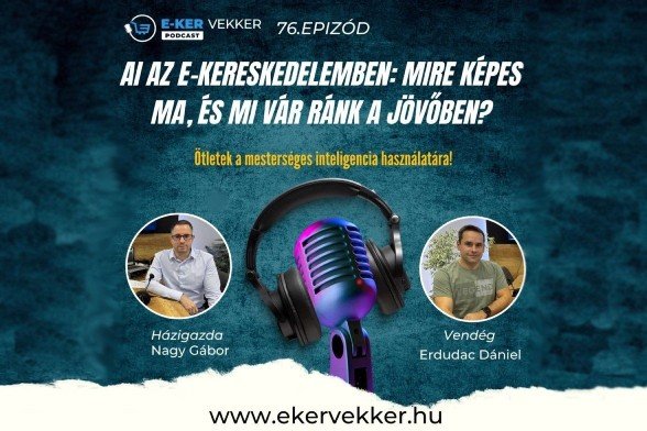 Az AI ereje az e-kereskedelemben: E-ker vekker podcast a Sellvioval a máról és a jövőről