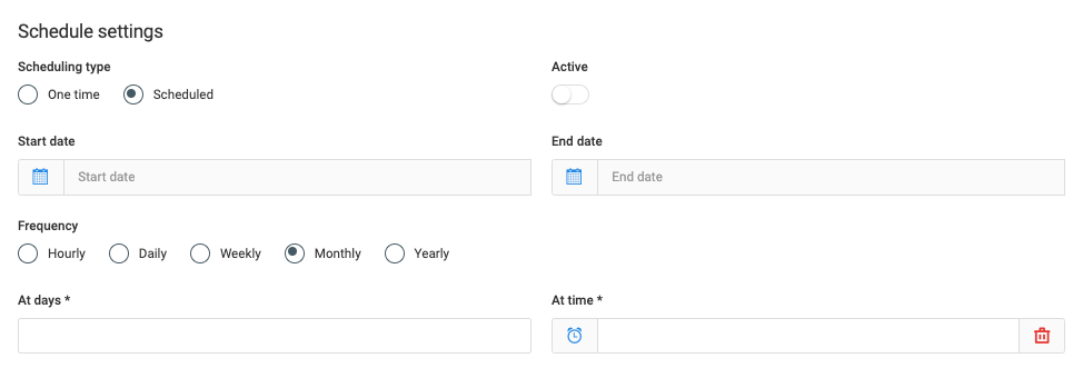 General Settings for All Synchronizations