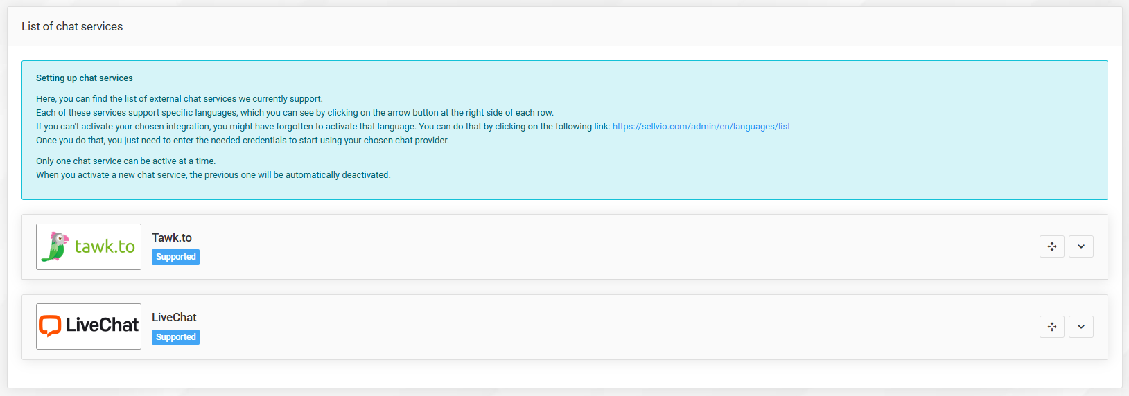 Chat services