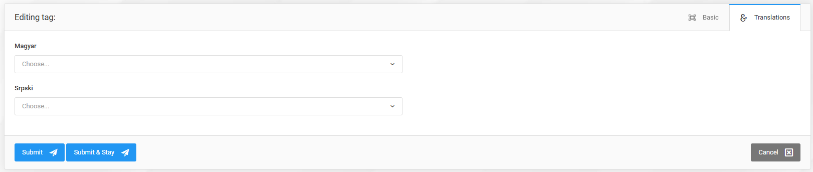 Tags