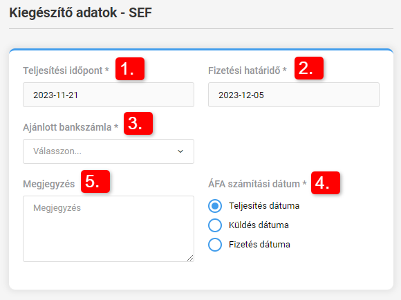 Számlázási szolgáltatások
