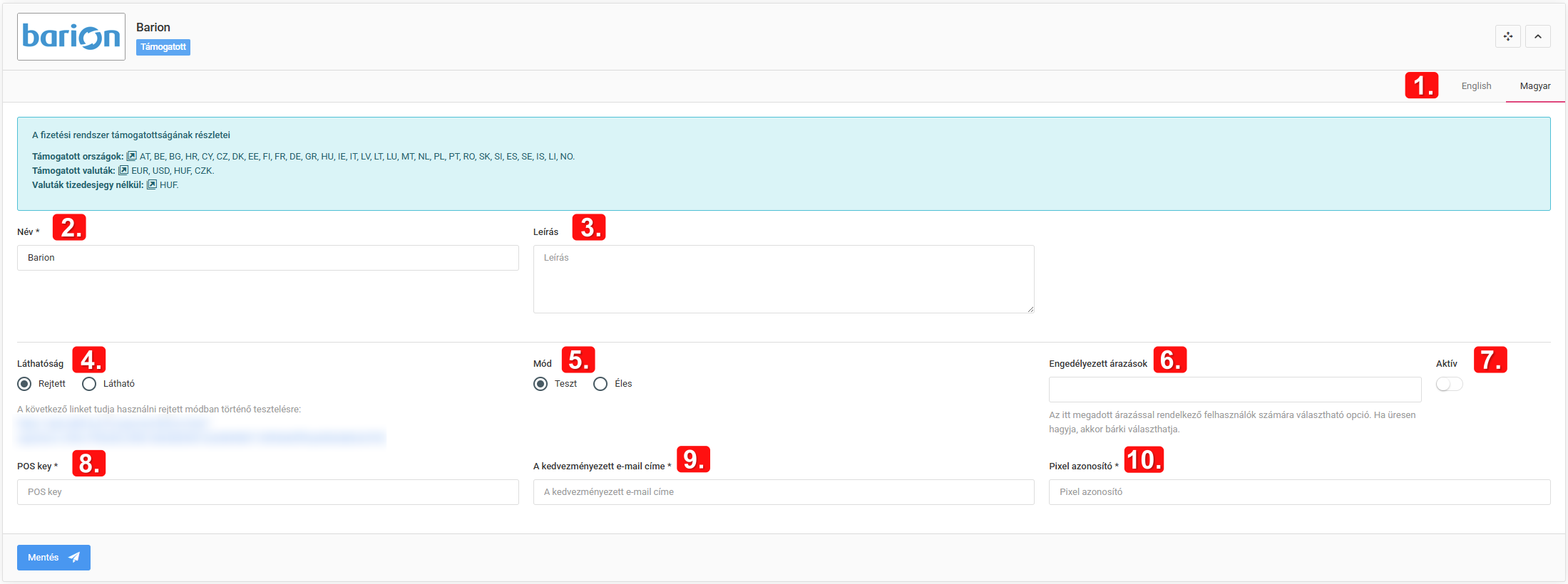 Speciális fizetési módok