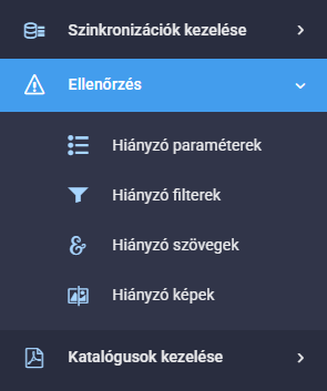 Ellenőrzés a webáruházon belül