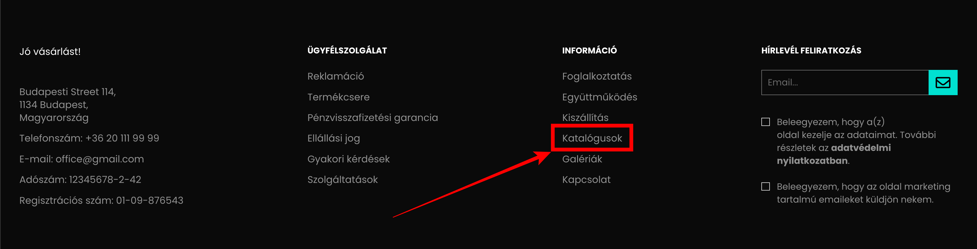 Katalógusok