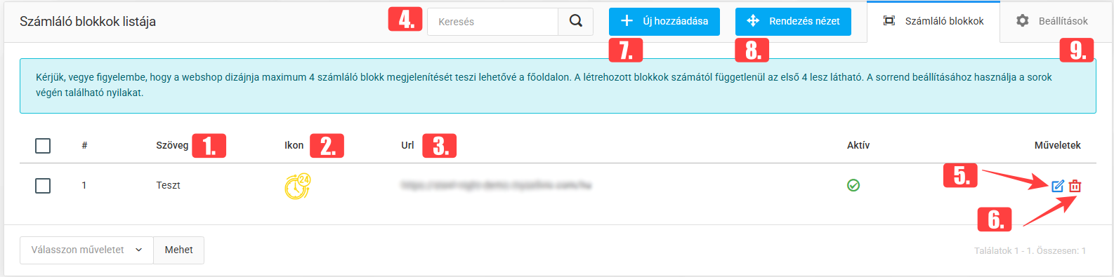 Számláló blokkok
