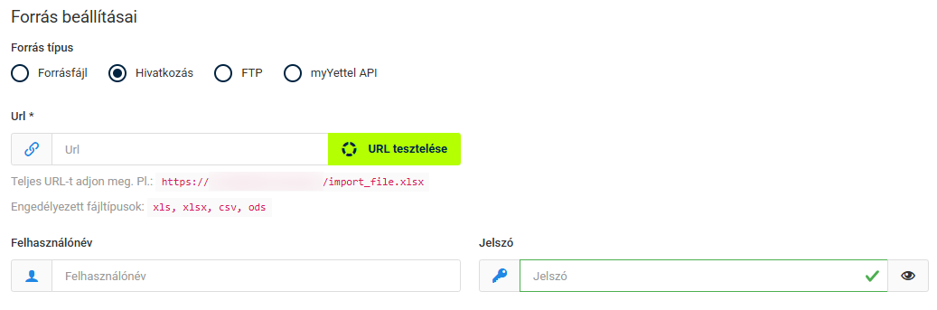 Általános beállítások minden szinkronizáláshoz