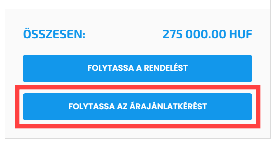 Árajánlatok