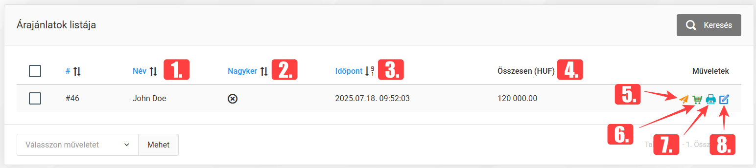 Árajánlatok