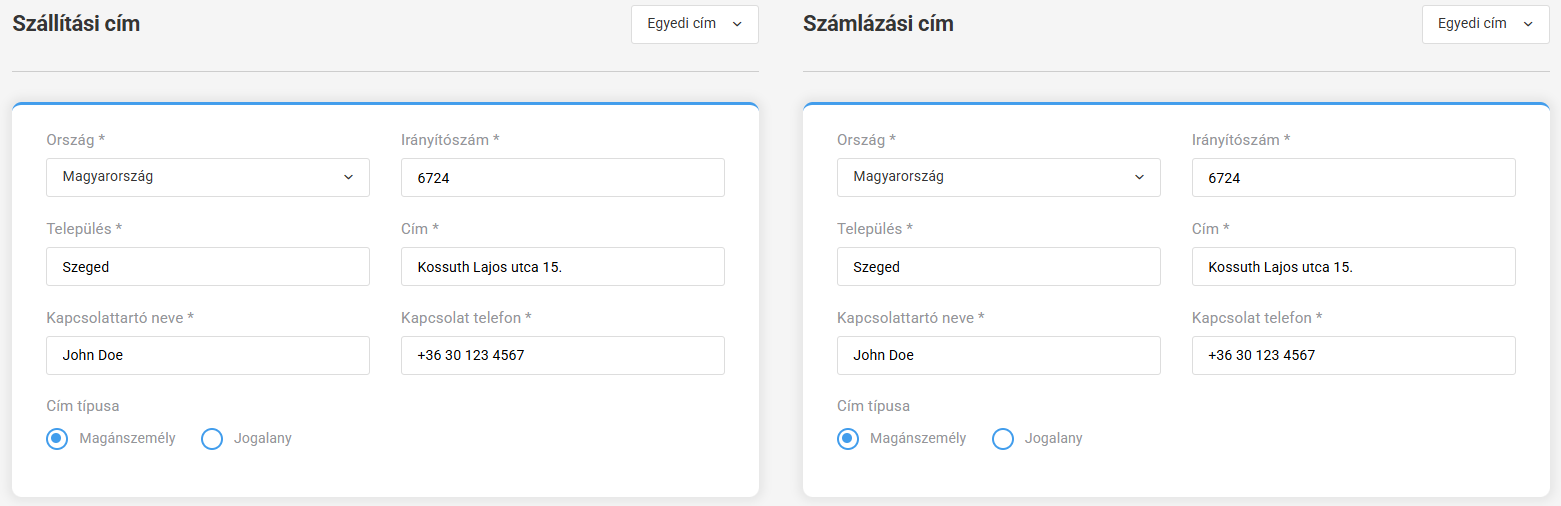 Árajánlatok