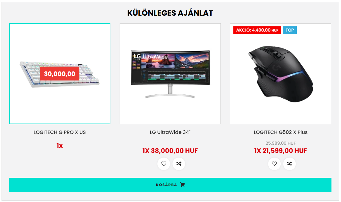 Csomagkedvezmények