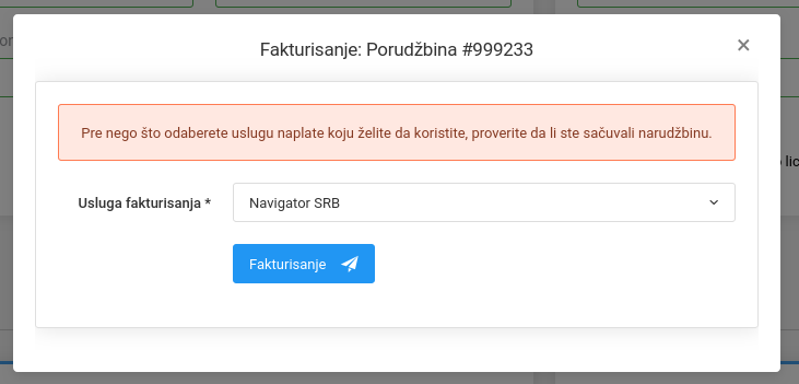 Usluge fakturisanja