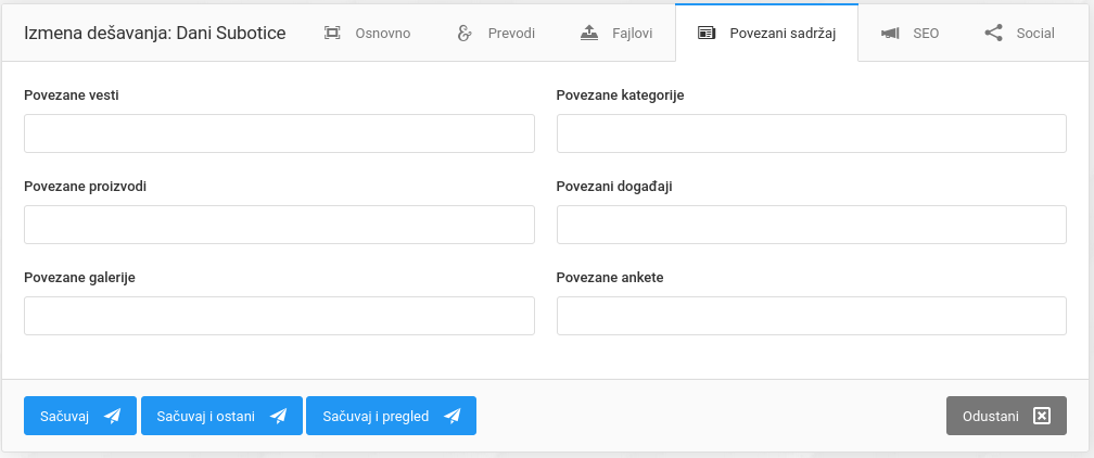 Dešavanja