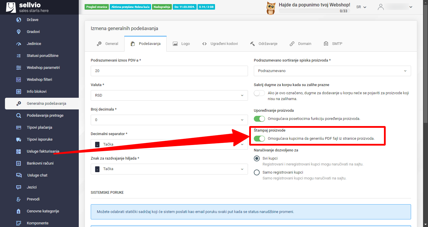 Sistem web prodavnice za iznajmljivanje: v5.21.0